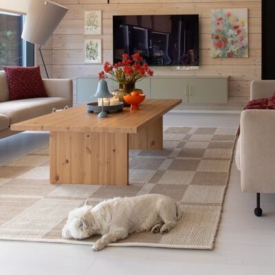 Finarte Riimi villamatto 170x240 cm sininen